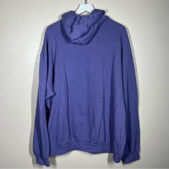 Aviator Nation Unisex Oversized Relaxed Logo Purple Hoodie Sweatshirt Size XXL - Picture 8 of 10